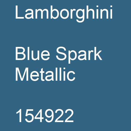 Lamborghini, Blue Spark Metallic, 154922.